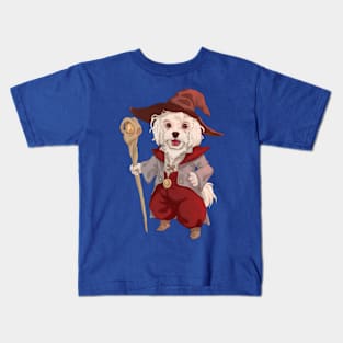 White Pearl Wizard Kids T-Shirt